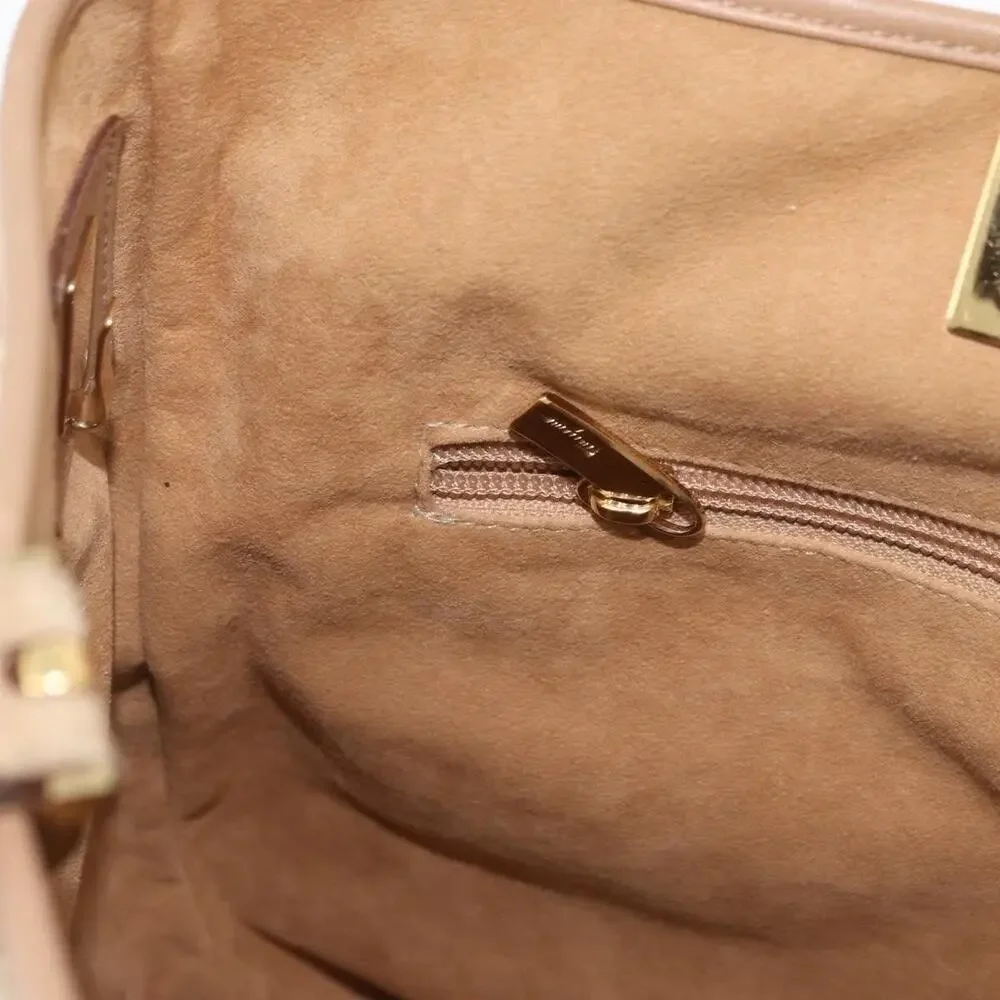 Salvatore Ferragamo Nylon Tote Bag Beige